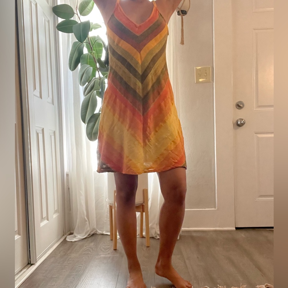 Cotton Boho Hippie Dress. Handmade in India.